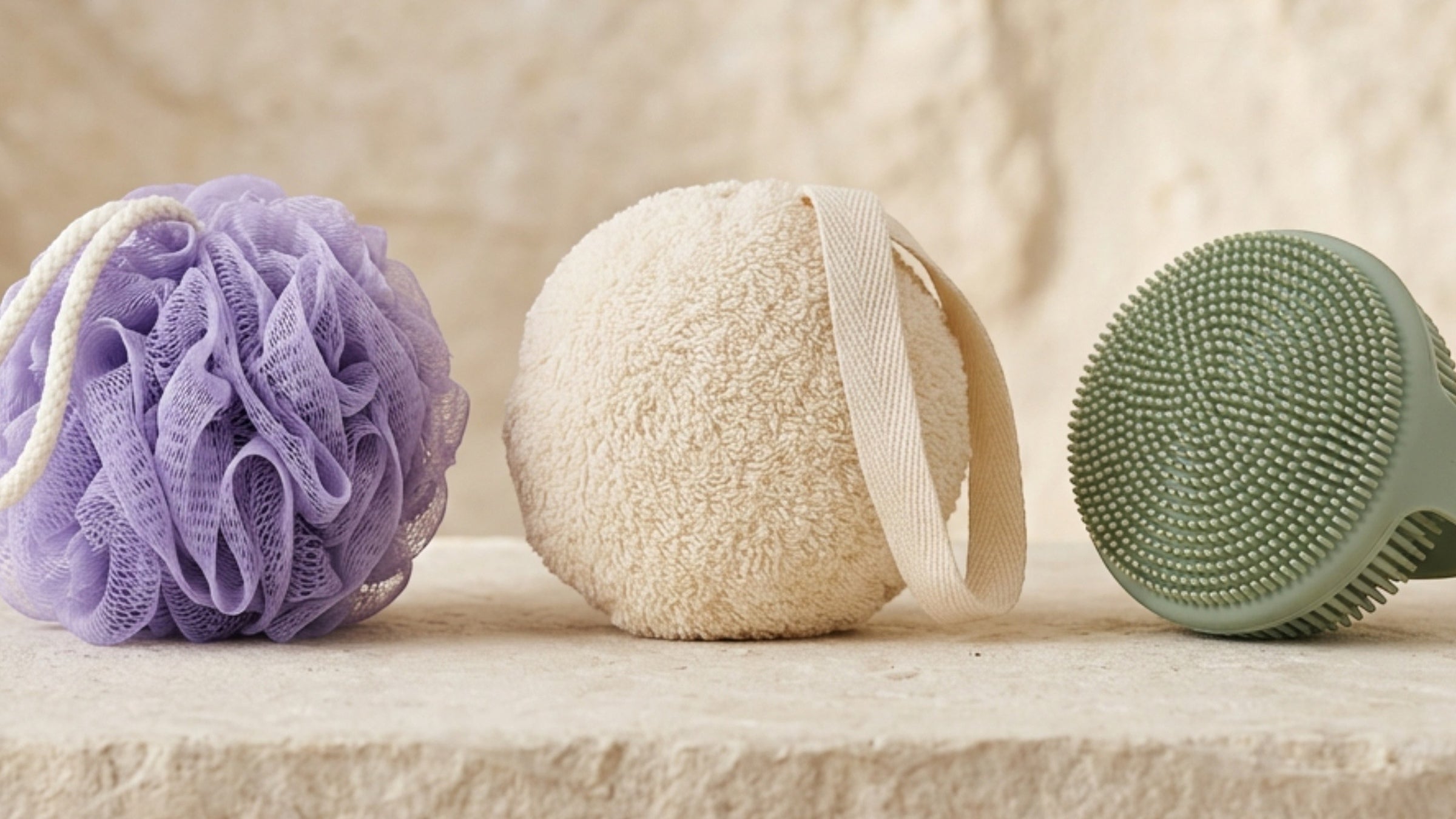 Spaie Bath and Shower Poufs